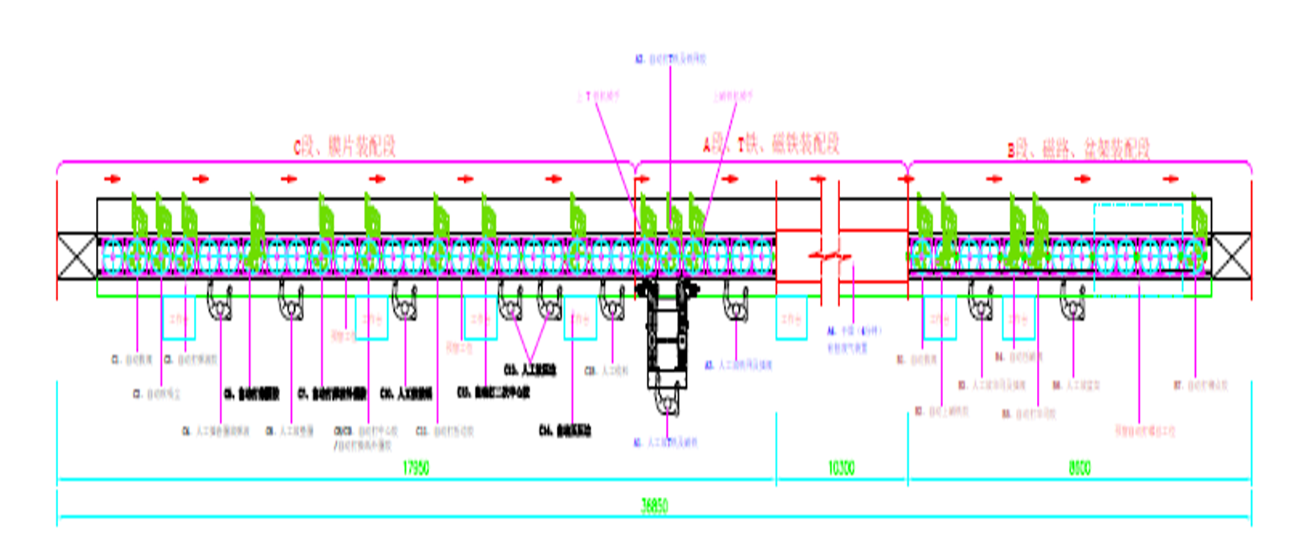 久巨-舞台音响扬声器(喇叭)装配自动化整体技术方案图